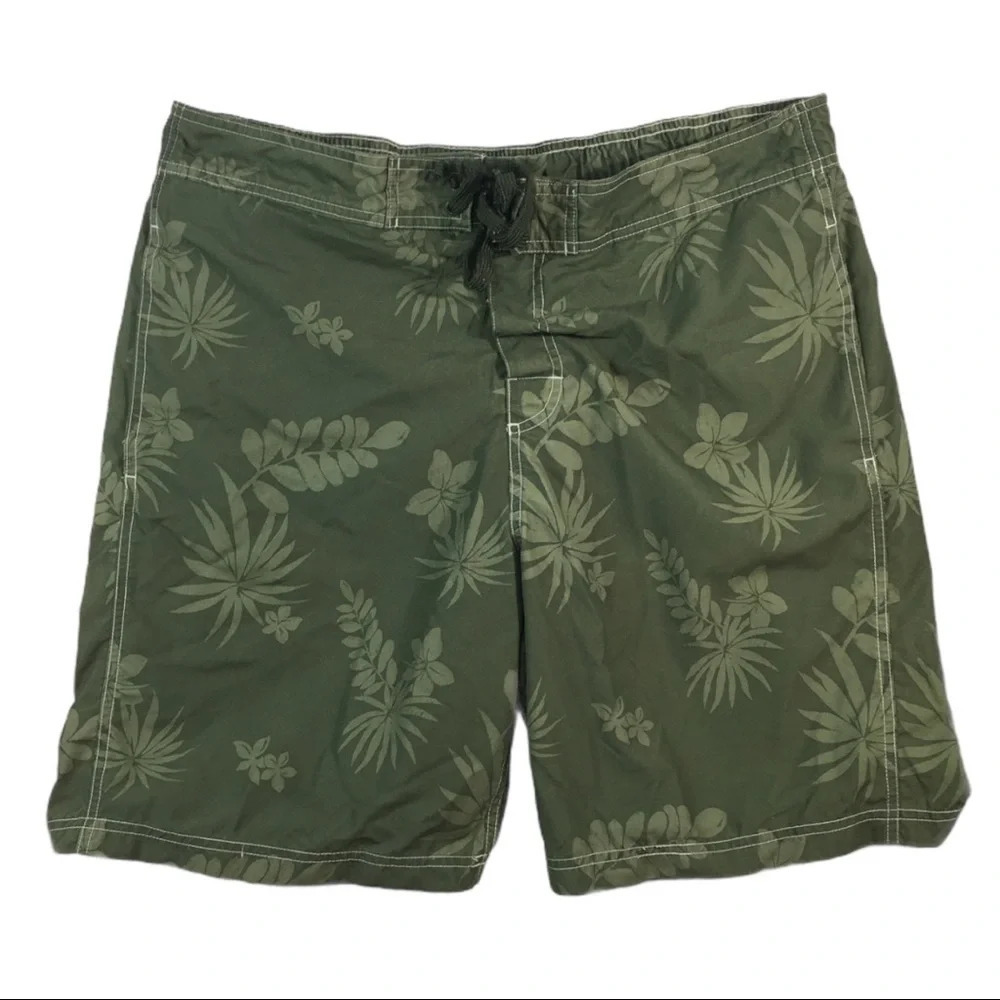 SH345 Chaps Ralph Lauren Floral Swim Trunks XL